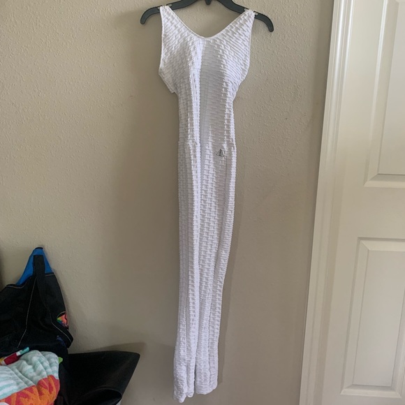 BrunaBody White Honeycomb “tik tok leggings” scrunch butt activewear bodysuit - Picture 4 of 10